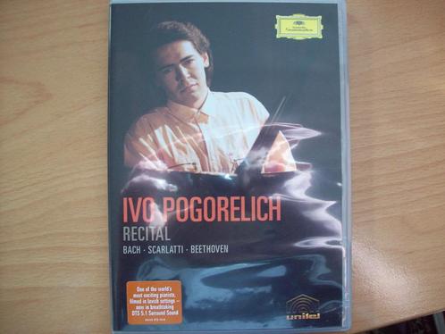 Ivo Pogorelich - Recital (Bach, Scarlatti, Beethoven) Piano, Cd's en Dvd's, Dvd's | Muziek en Concerten, Zo goed als nieuw, Muziek en Concerten