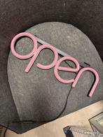 Neon open sign roze, Ophalen of Verzenden, Zo goed als nieuw