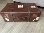 Vintage koffer, Sieraden, Tassen en Uiterlijk, Koffers, Overige materialen, Gebruikt, 45 tot 55 cm, Slot