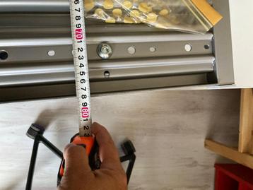 IKEA Galant hoge verstelbaar onderstel, wit bureaublad - afbeelding 3