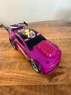 Elektrische roze auto met geluiden, Ophalen of Verzenden, Zo goed als nieuw