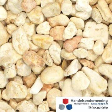 Taunus kwarts grind geel oranje wit siergrind zachte kleuren beschikbaar voor biedingen