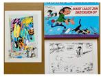 Guust Flater - Laat zijn batterijen op + 2 prenten Franquin, A. Franquin, Eén stripboek, Nieuw, Ophalen of Verzenden