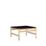 Hübsch designer koffietafel, zwart marmer en eikenhout, Ophalen, 50 tot 100 cm, Nieuw, Scandinavisch