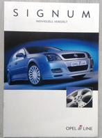 Folder brochure Opel Signum, Opel I Line (Irmscher), Boeken, Opel, Ophalen of Verzenden, Opel, Zo goed als nieuw