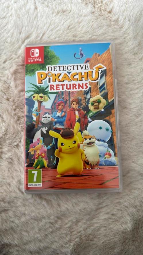 Detective Pikachu Returns, Spelcomputers en Games, Games | Nintendo Switch, Zo goed als nieuw, Avontuur en Actie, 1 speler, Vanaf 7 jaar
