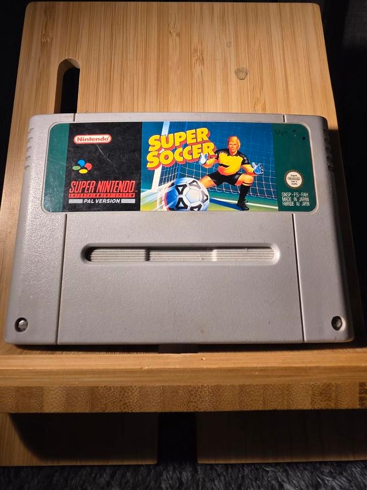 Super Soccer SNES - Klassieker!, Spelcomputers en Games, Games | Nintendo Super NES, Gebruikt, Sport, 2 spelers, Vanaf 3 jaar