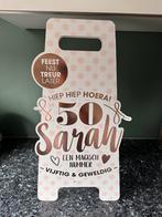 Complete set Feestartikelen – Sarah 50 jaar!, Ophalen of Verzenden, Versiering, Abraham of Sarah