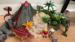 Playmobil 5230 compleet: vulkaan / dino / prehistorie, Ophalen of Verzenden, Zo goed als nieuw