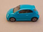 Matchbox '19 Fiat 500 Turbo.  Babyblue.     Matchbox, Ophalen of Verzenden, Nieuw, Auto