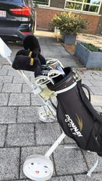 Golf clubs, trolley and bag, Sport en Fitness, Golf, Ophalen of Verzenden, Gebruikt, Golfkar