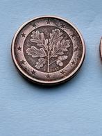 Zeer uniek 2x 1 eurocent Duitsland 2002 F, Ophalen, Duitsland, Losse munt