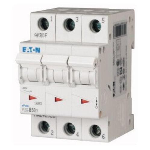 Eaton moeller installatieautomaat pls6-c50/3-mw - 50a 242954, Hobby en Vrije tijd, Elektronica-componenten, Nieuw, Ophalen of Verzenden