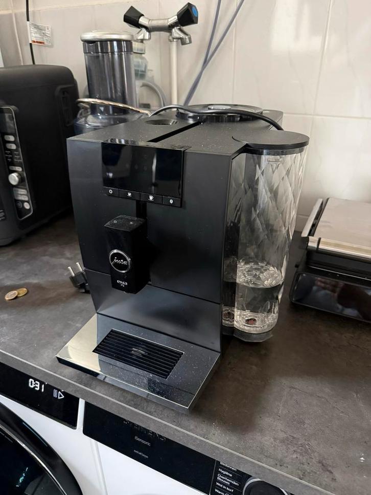 JURA ENA 4 Full Metropolitan Black - Perfecte Espresso!, Witgoed en Apparatuur, Koffiezetapparaten, Zo goed als nieuw, Koffiebonen