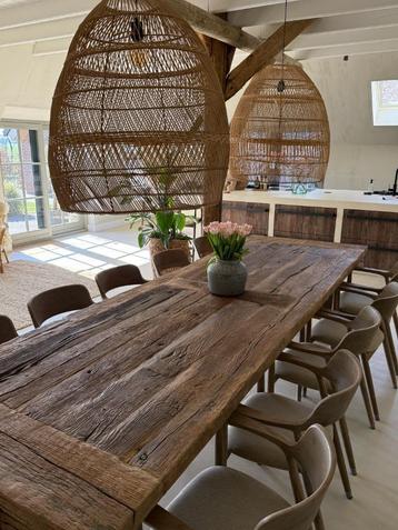 Barnwood eiken tafels & onderstellen!  Ruime voorraad!  beschikbaar voor biedingen