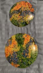 2 borden, Huis en Inrichting, Keuken | Servies, Ophalen of Verzenden, Zo goed als nieuw, Glas, Bord(en)