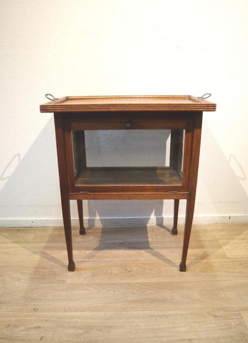 Antiek theekastje, theetafeltje met dienblad, Antiek en Kunst, Antiek | Woonaccessoires, Ophalen
