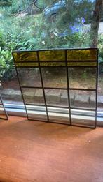 Vijf identieke antieke art deco raampjes, Ophalen