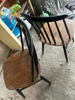2x antiek retro eetkamer stoeltjes, Antiek en Kunst, Antiek | Meubels | Stoelen en Banken, Ophalen