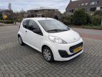 Peugeot 107 airco 1.0 2e eigenaar 3DR 2012 Wit, Voorwielaandrijving, Euro 5, Stof, Zwart