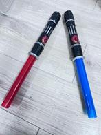2 stuks lichtzwaarden speelgoed rood en blauw, Ophalen of Verzenden