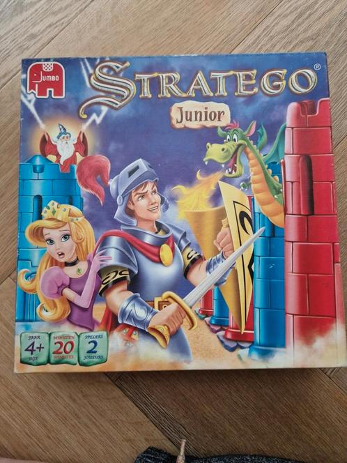 Stratego junior, Hobby en Vrije tijd, Gezelschapsspellen | Kaartspellen, Zo goed als nieuw, Drie of vier spelers, Ophalen of Verzenden