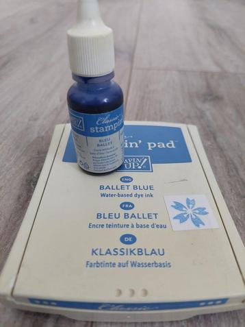 Stampin'Up Inktpad en refill Ballet Blue beschikbaar voor biedingen