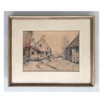 1939 JOS BUT TEKENING ZEEUWS DORP in ORIGINELE LIJST GESIGN., Antiek en Kunst, Verzenden