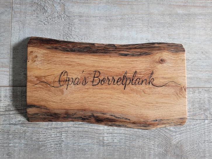 Gegraveerde Serveerplank - Persoonlijk Cadeau voor Opa!, Huis en Inrichting, Keuken | Keukenbenodigdheden, Nieuw, Ophalen of Verzenden