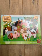 Puzzel - boerderijdieren, Ophalen, 2 tot 4 jaar, 10 tot 50 stukjes, Zo goed als nieuw