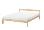Ikea wooden bedframe, Ophalen, Tweepersoons, 160 cm, Hout