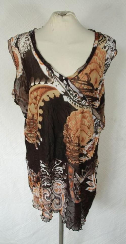 Mooi damesshirt.Doorschijnend.Mt 56.Merk Miss Etam, Kleding | Dames, T-shirts, Zo goed als nieuw, Maat 46/48 (XL) of groter, Korte mouw