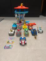 Paw Patrol Uitkijktoren + Voertuigen & Pups, Ophalen of Verzenden, Gebruikt, Jongen of Meisje