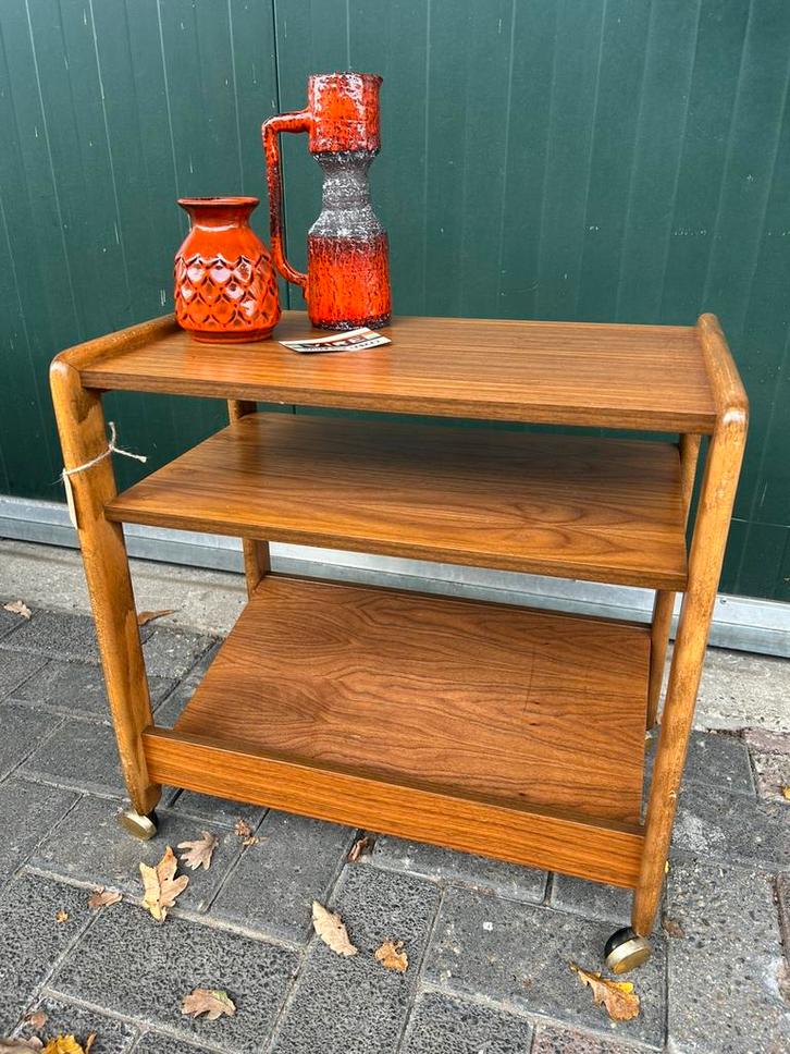 Vintage jaren 60/70 Deense side table/ bijzettafel, Verzamelen, Retro, Huis en Inrichting, Ophalen
