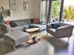 Mooie complete zithoek (hoekbank, loveseat en hocker), Huis en Inrichting, Banken | Complete zithoeken, Ophalen, Zo goed als nieuw
