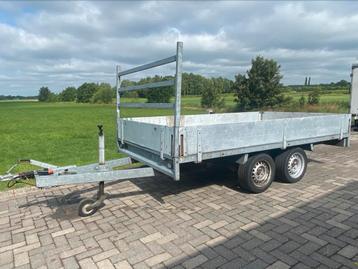 Anssems plateauwagen aanhanger 325x178cm 3000KG met sledes beschikbaar voor biedingen