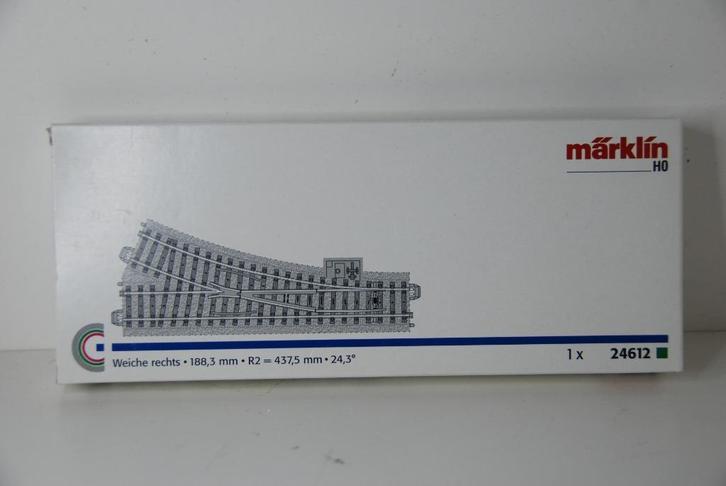 marklin  c rail wissels, Hobby en Vrije tijd, Modeltreinen | H0, Zo goed als nieuw, Rails, Wisselstroom, Märklin, Ophalen of Verzenden