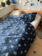 Ikea bedframe met lattenbodem en matras, Huis en Inrichting, Slaapkamer | Bedden, Gebruikt, Eenpersoons, 140 cm, Wit