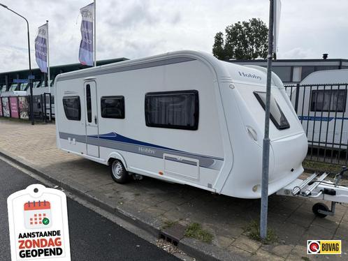 Hobby Excellent 540 UFE met mover en voortent Zondag open!!, Caravans en Kamperen, Caravans, Bedrijf, tot en met 4, 1000 - 1250 kg