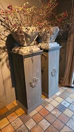 Hoffz Zuilen met Potten - Unieke Pronkstukken, Huis en Inrichting, Ophalen, Gebruikt
