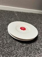 Douwe Egberts Schoteltjes (8 stuks), Huis en Inrichting, Keuken | Servies, Ophalen of Verzenden, Zo goed als nieuw, Bord(en), Effen
