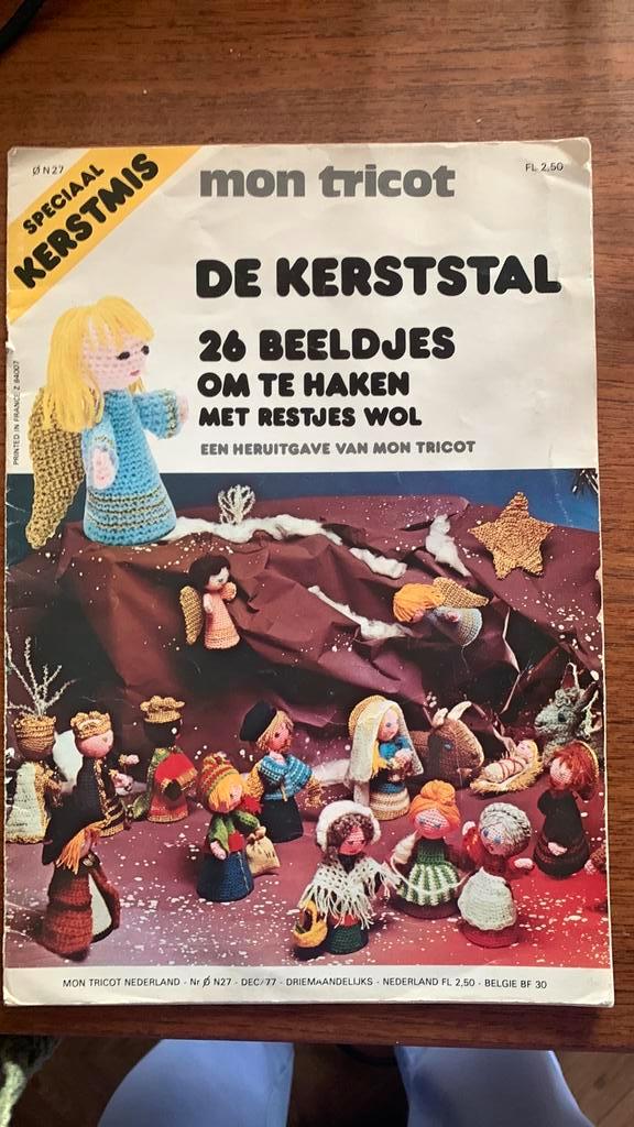 Haakpatronen Kerststal Mon Tricot 1977, Hobby en Vrije tijd, Breien en Haken, Gebruikt, Haken, Patroon of Boek, Ophalen of Verzenden