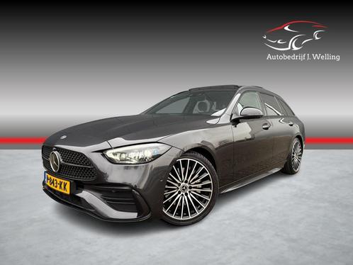 Mercedes-Benz C-klasse Estate 200 d AMG Line Pano / Burm / H, Auto's, Mercedes-Benz, Bedrijf, Te koop, C-Klasse, 360° camera, ABS