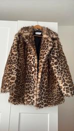 Mooie warme Asos winterjas, harig panter. Maat 38, Kleding | Dames, Jassen | Winter, Maat 38/40 (M), Bruin, Ophalen of Verzenden