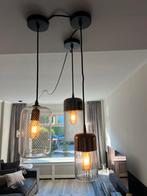 Hanglampen 4 stuks, Ophalen of Verzenden, Zo goed als nieuw, Glas, Minder dan 50 cm