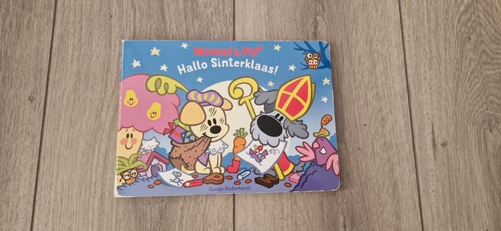 Woezel & Pip - Hallo Sinterklaas!, Boeken, Kinderboeken | Baby's en Peuters, Gelezen, 1 tot 2 jaar, Uitklap-, Voel- of Ontdekboek