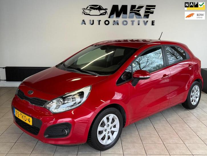 Kia Rio 1.2 CVVT Super Pack 5D 2012 1E EIG!/Airco/66DKM NAP!, Auto's, Kia, Bedrijf, Te koop, Rio, ABS, Airbags, Airconditioning