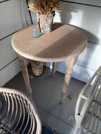 Leuke grenen bijzettafel, Huis en Inrichting, Ophalen, Minder dan 55 cm, Gebruikt, Grenen