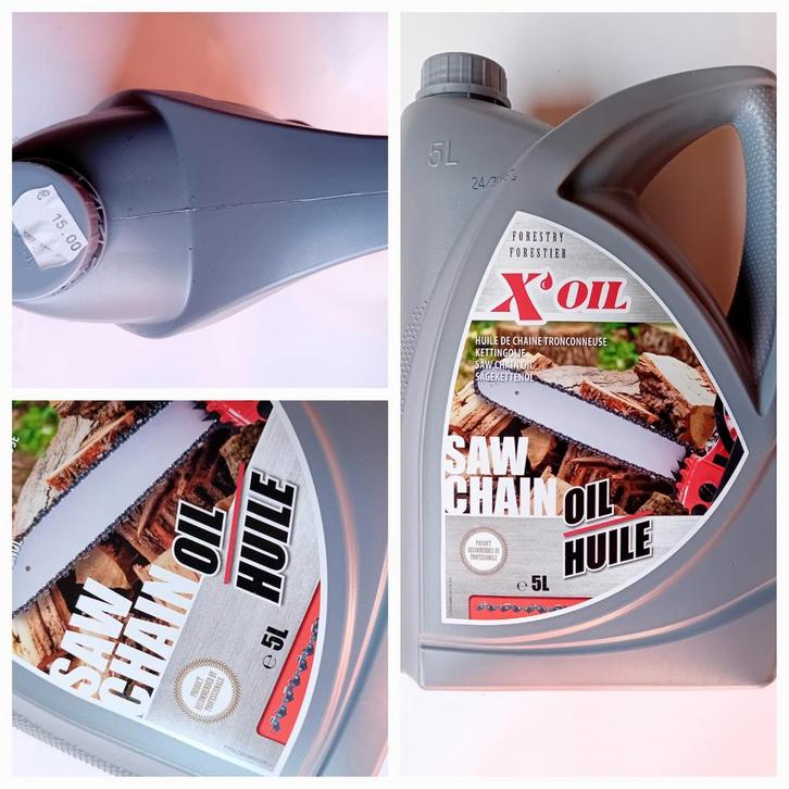 5 Liter Kettingzaagolie - X'Oil, Tuin en Terras, Hand-tuingereedschap, Nieuw, Ophalen of Verzenden