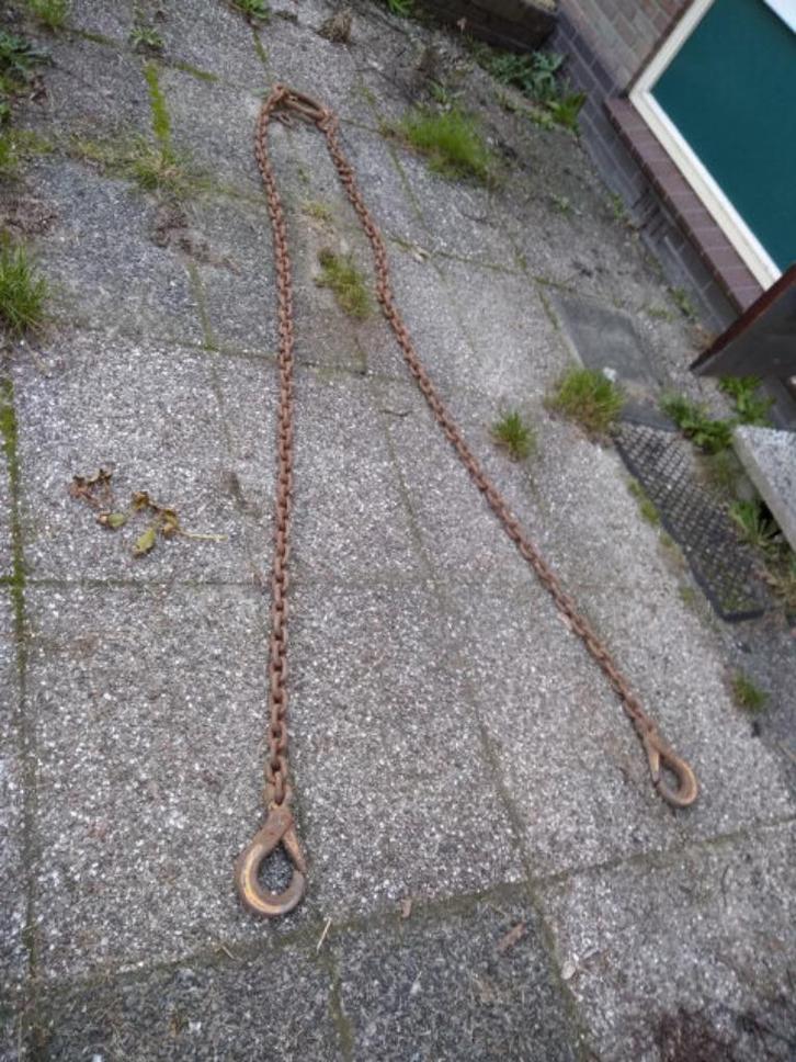 Tweesprong hijsketting 4 Ton, Doe-het-zelf en Verbouw, Lieren en Takels, Gebruikt, Handmatig, Ophalen of Verzenden